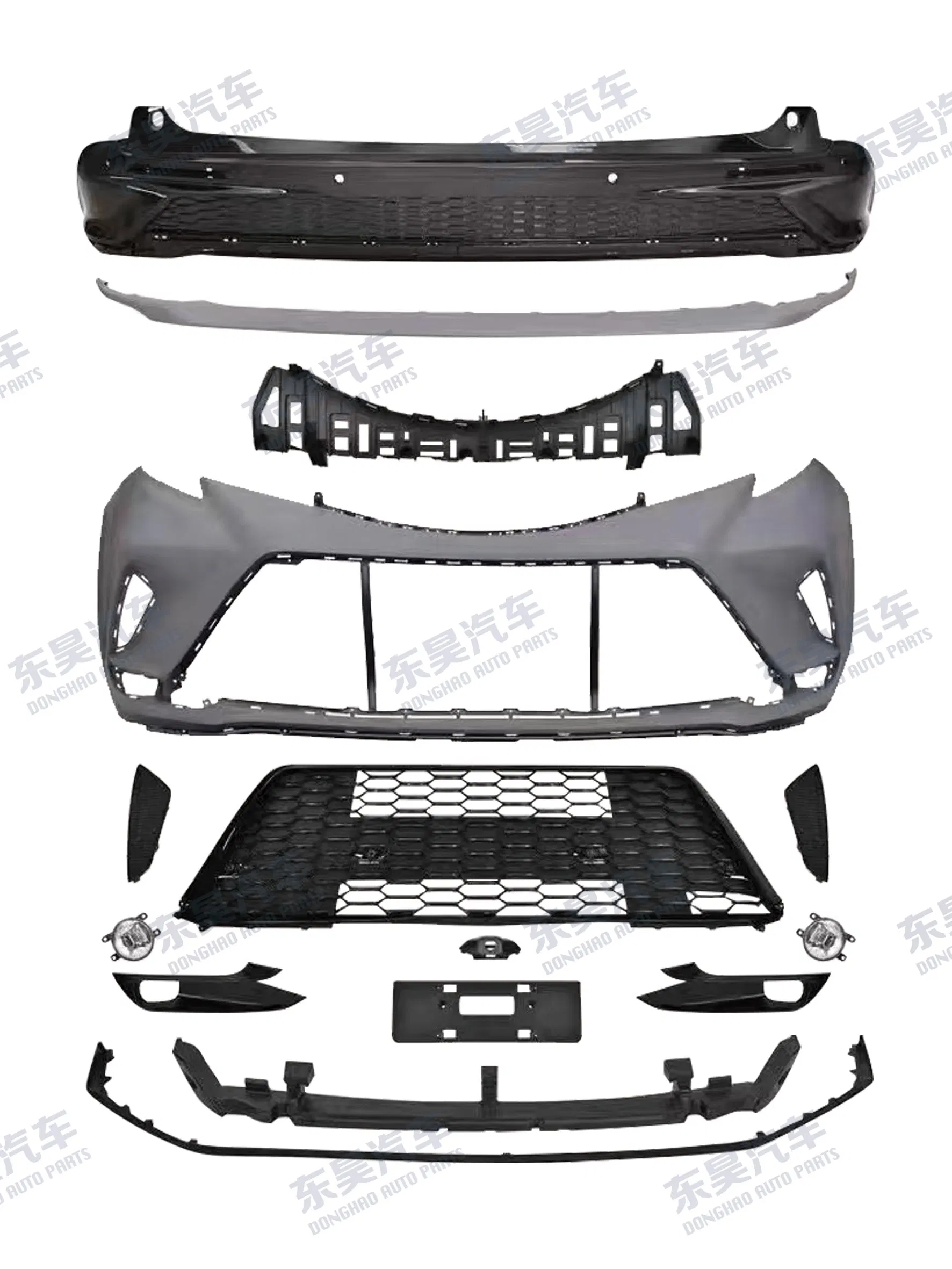 Car Bumper Front Bumper Grille Kit for Toyta Sienna 2021