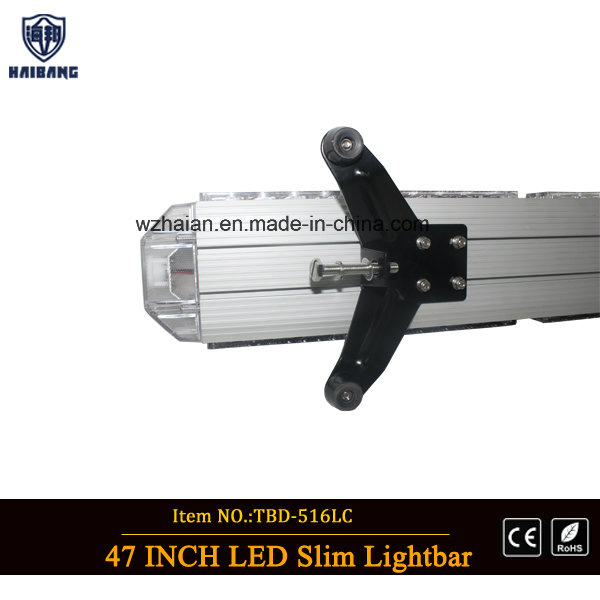 Сверхтонкая светодиодная световая балка 48 дюймов, желтая