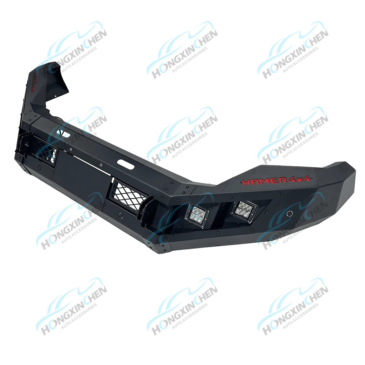 for 2011-2016 2/4WD F250 F350 Heavy Duty Black Front Bumper W/LEDs New