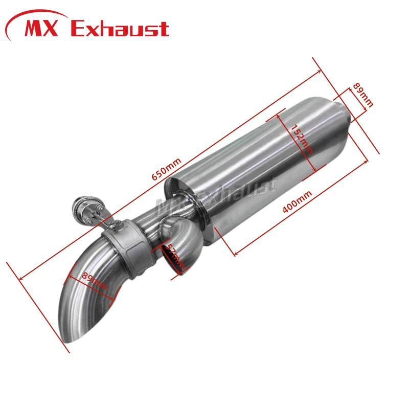 Выпускной клапан Valvetronic 89 мм, нержавеющая сталь