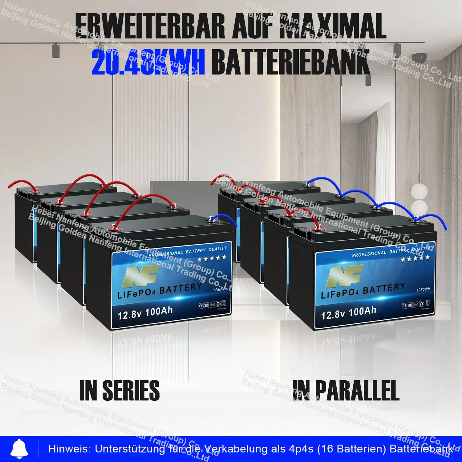 NF 12V 100ah LiFePO4 Battery Deep Cycle Energy Storage Lithium Ion Battery Pack