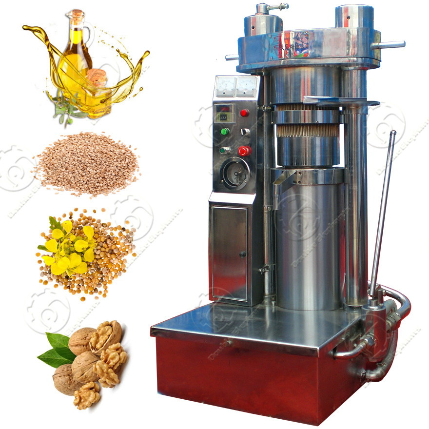 Гидравлический маслопресс 120кг/ч для орехов и семян