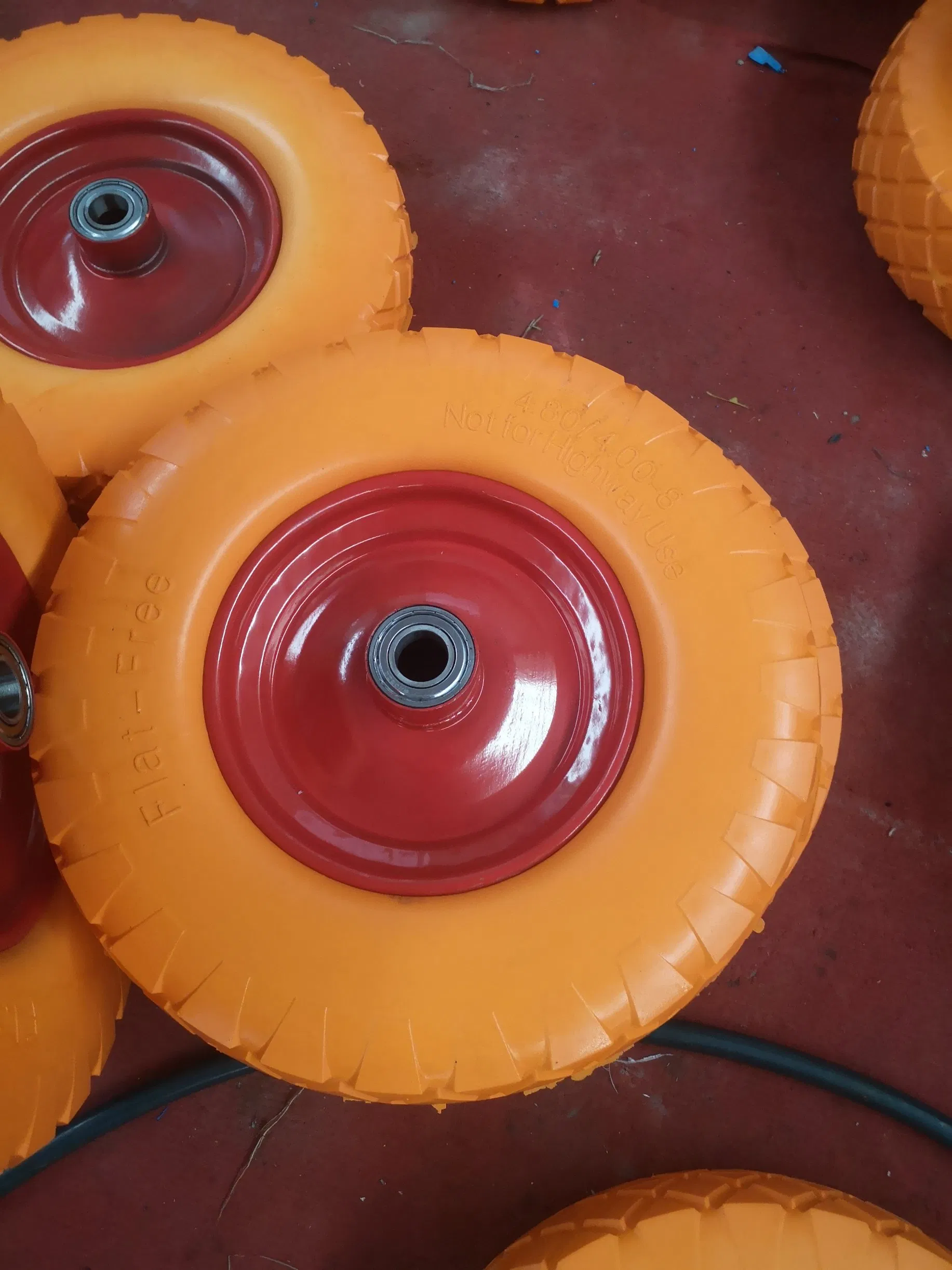 Good Price and Durable Wheel 4.00-8 PU Foam Wheel for Wheelbarrow Garden Wagon