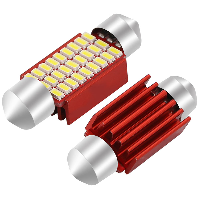 Двухсторонняя светодиодная лампа для номерного знака 31-41мм