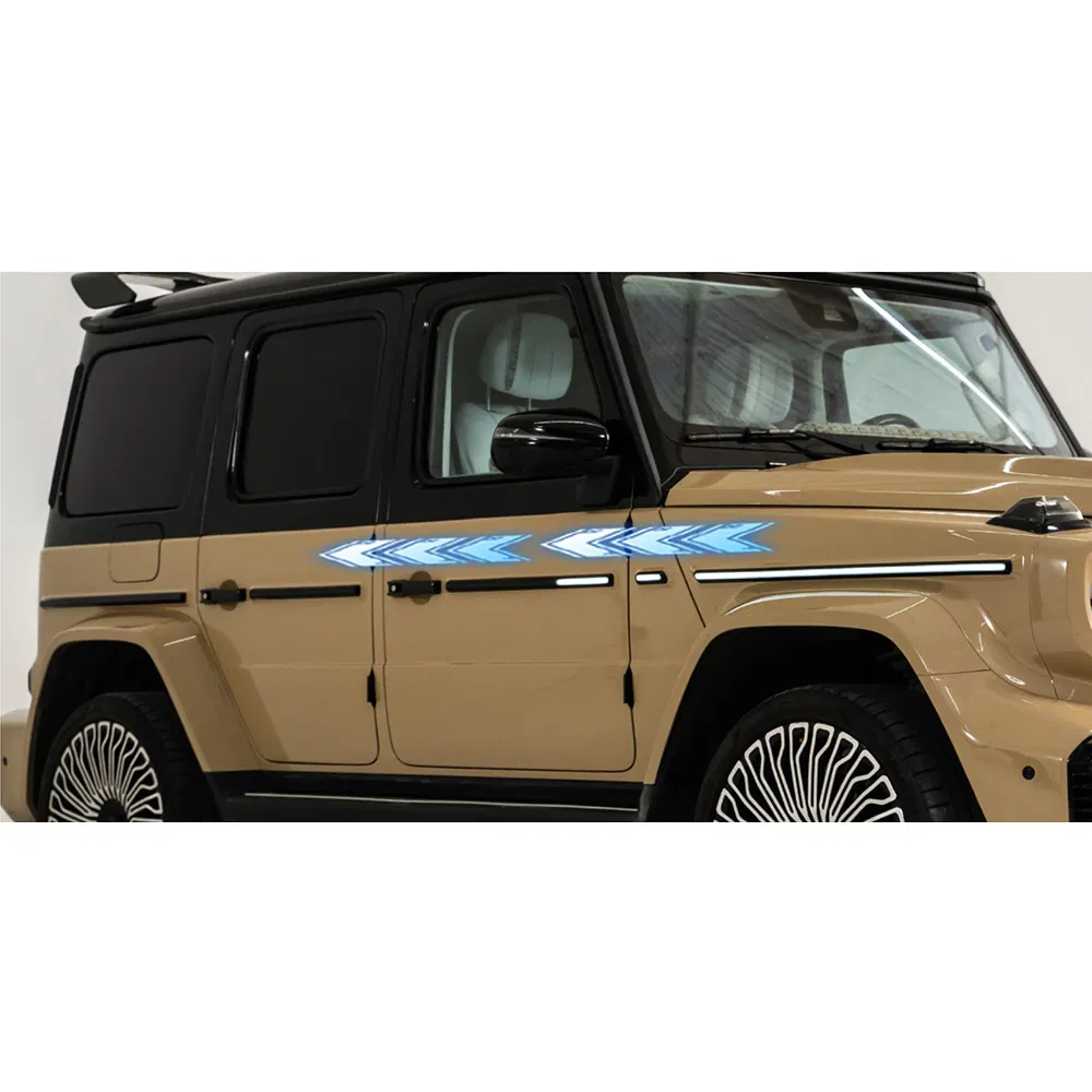 G-Grade W463 W464 Waistline for Benz W464 W463 G900 Dry Carbon Fiber Running Lights G63 Body Decoration Strip Body Kit