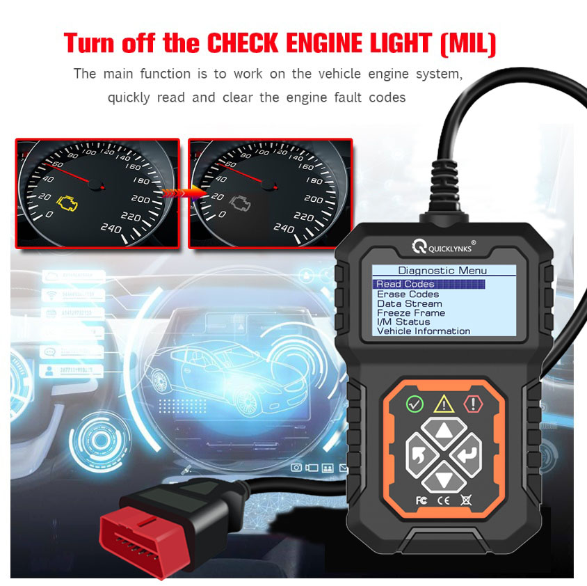 Универсальный диагностический сканер OBD2 для всех автомобилей