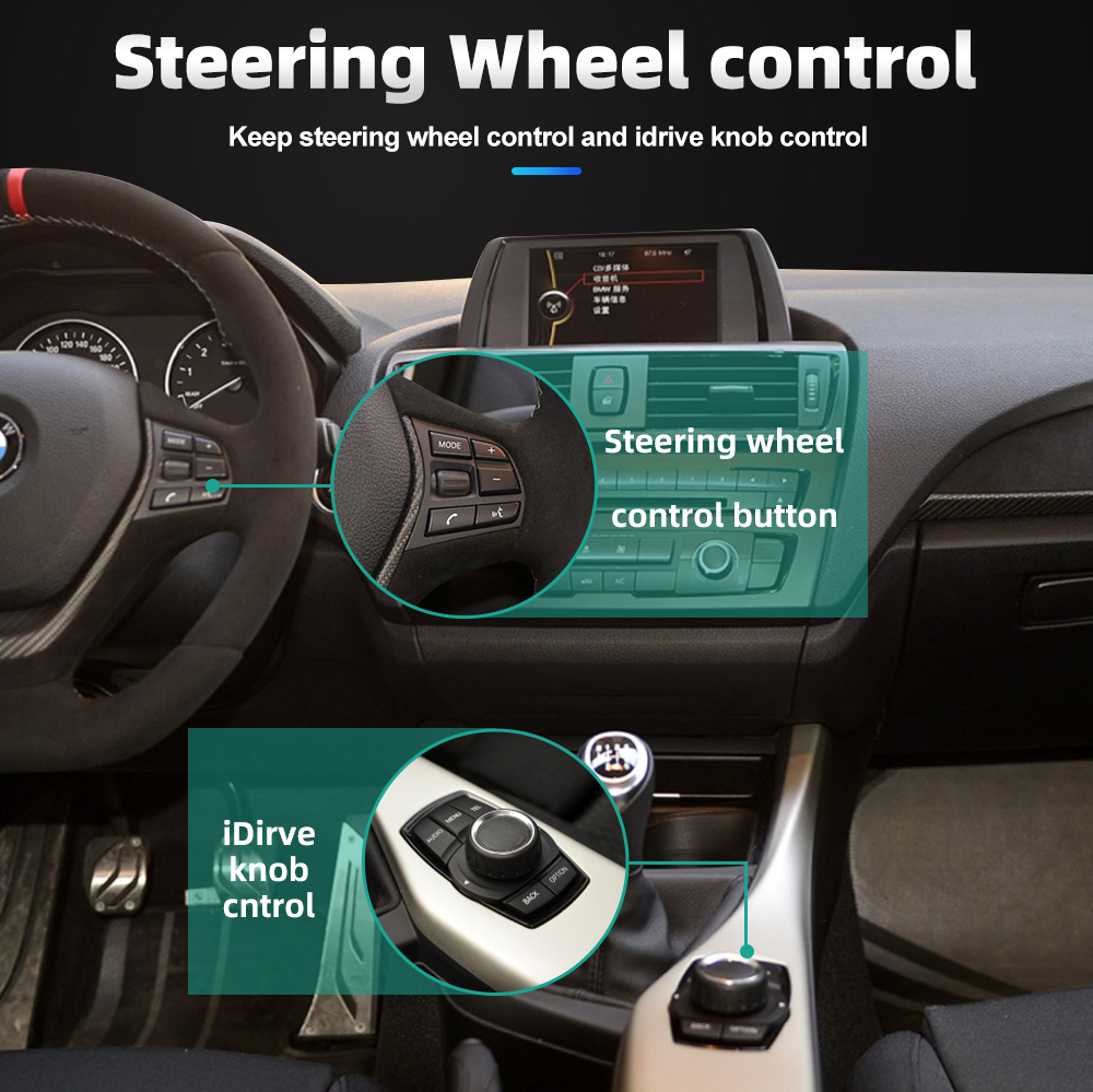 Мультимедийный проигрыватель 8.9 дюймов HD для BMW 1/3 серии F20 F30 2012-2017