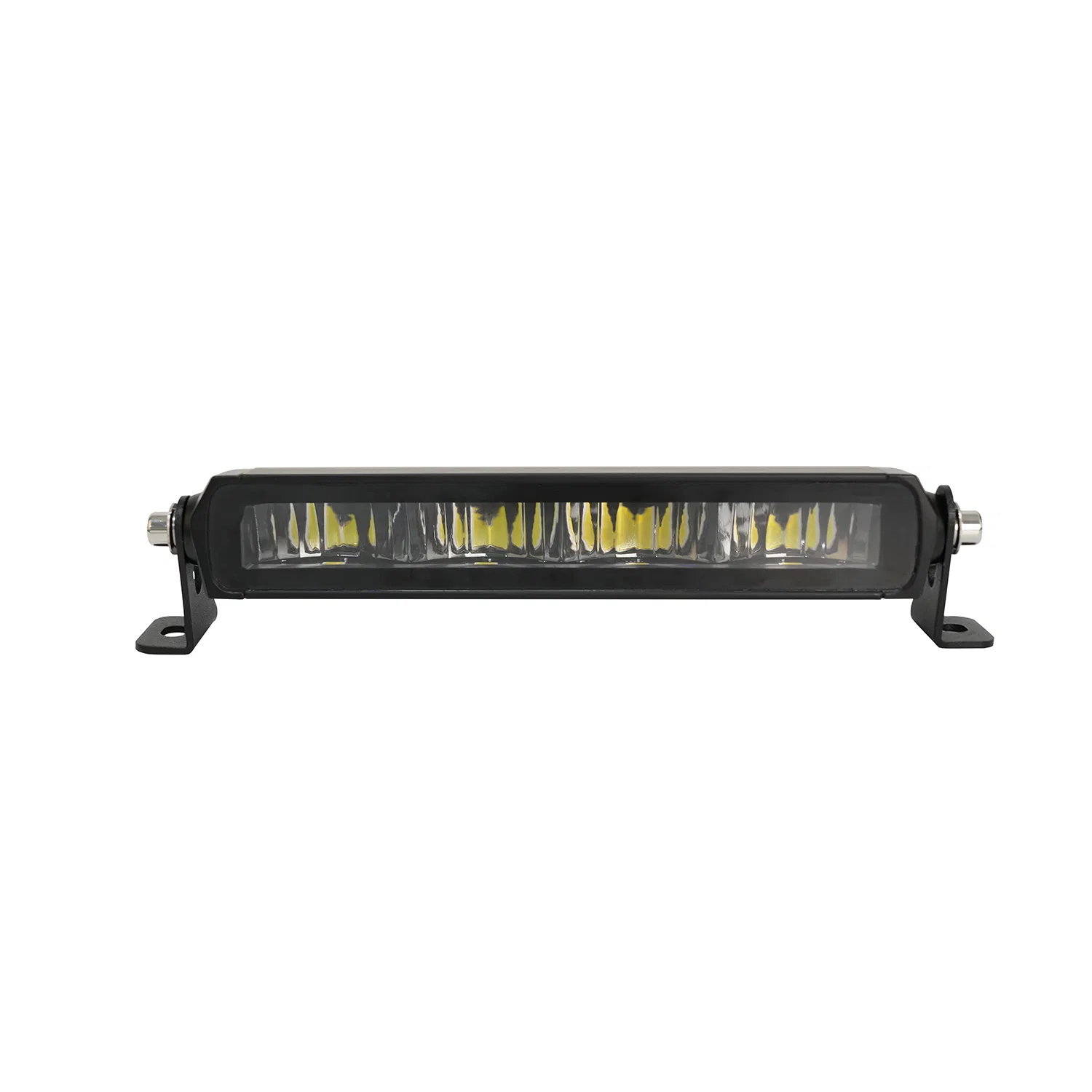 Single Row 40W 9inch Dual Color White Yellow LED Fog Driving Light Bar for Truck Jeep Auto Car Tractor