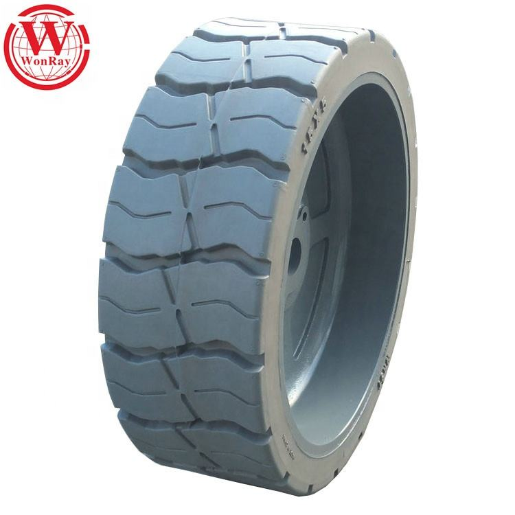 Dark Pattern and Light Pattern Fb15X5 Solid Tyres Commonly Used for Lifting Platform