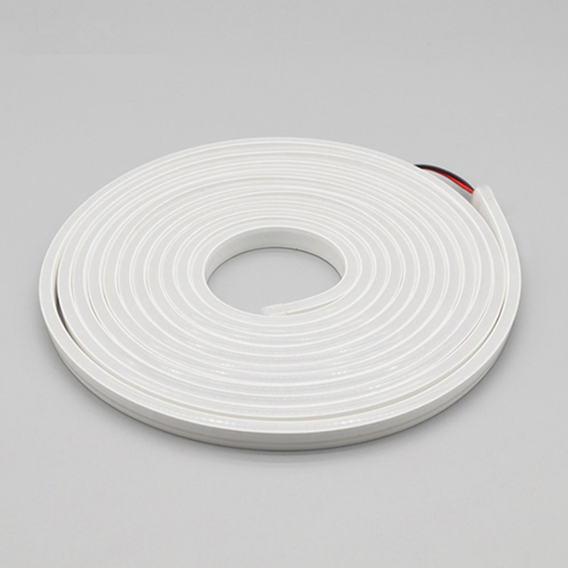 Гибкая светодиодная неоновая лента 6*12мм с логотипом