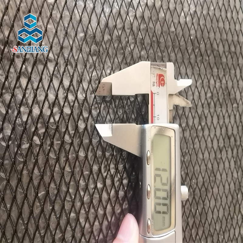 400X100 mm Black Expanded Aluminum Car Grill Mesh Sheet for Car Front Hood Bumper Accessories