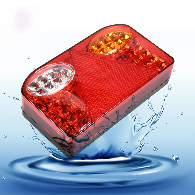 Truck Trailer 12V 24V Turn Signal Side Marker Light Rear Lamp Reverse LED Tail Light