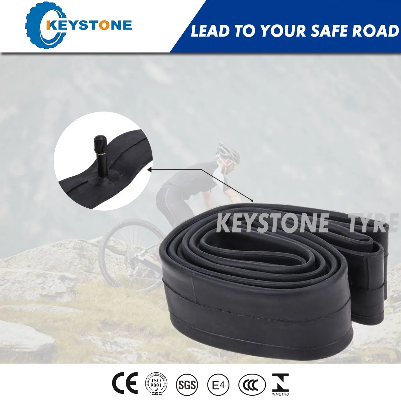 Камера велосипедная бутиловая 24x1.95/2.125