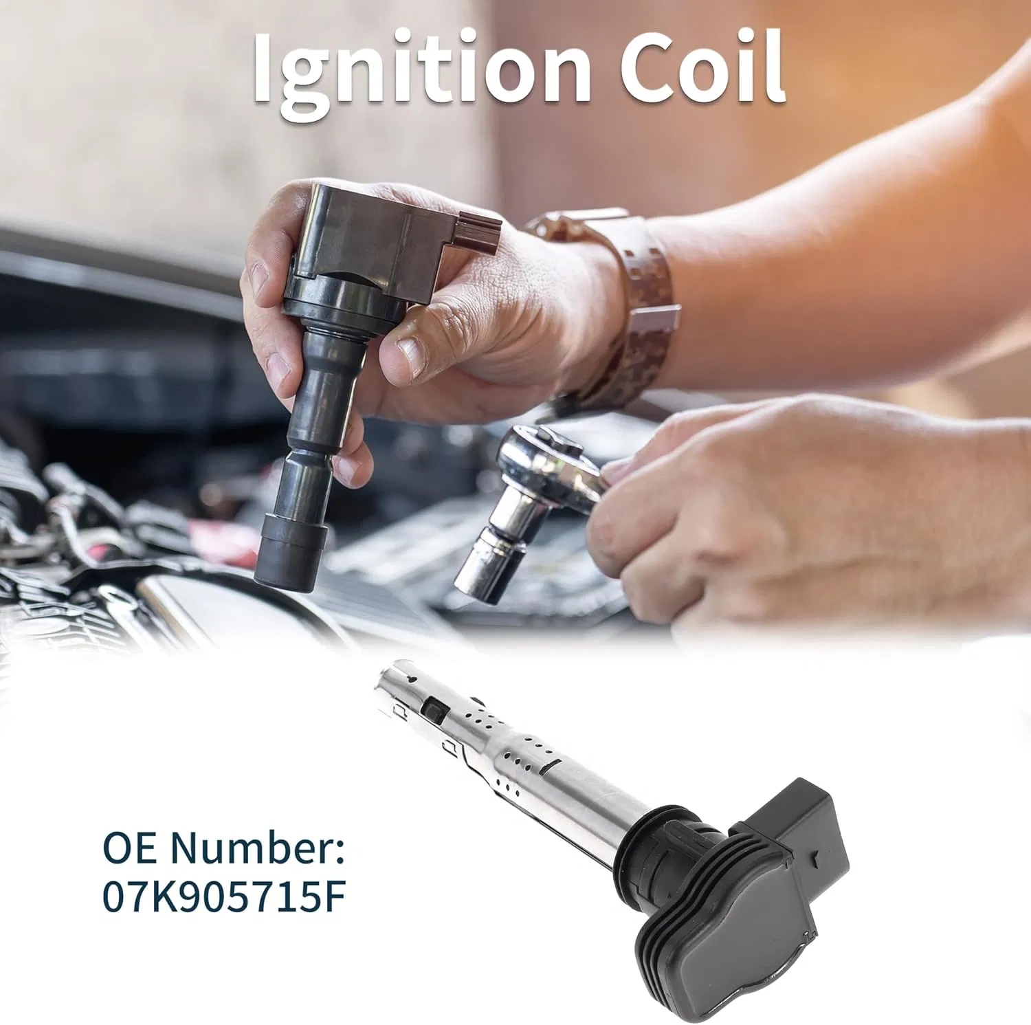 Катушка зажигания 07K905715F для Audi A4 A5 A6 TT, VW