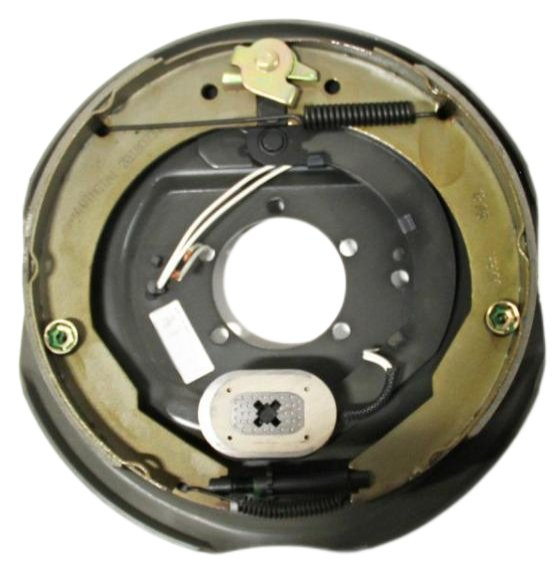 Lever Trailer Brake Backing Plate 7000lbs Dexter 12 Inch Brake Shoes Magnet Included