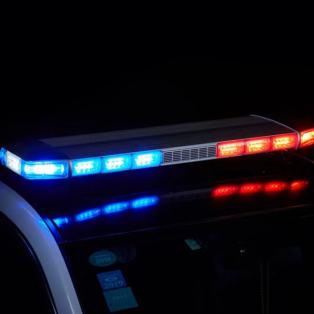 Low Profile Security Mini Light Bar with LED Signal Features