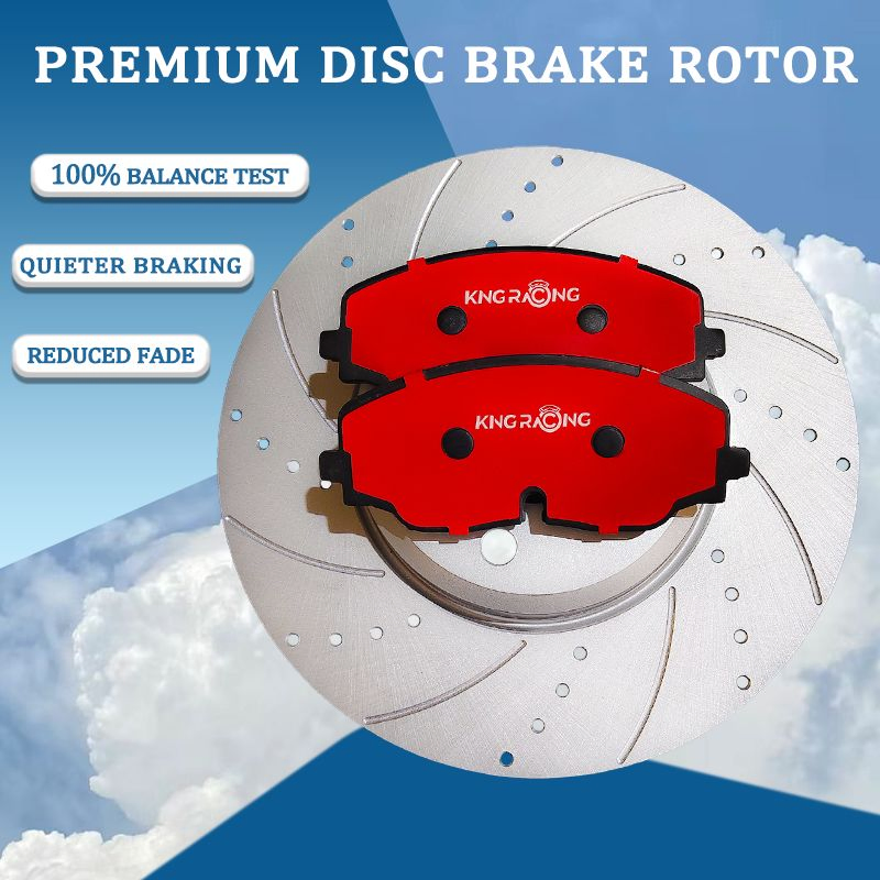 Hot Sale Car Part Brake Kit Drilled and Slotted Brake Disc for BMW Audi Mercedes Benz Lamborghini Nissan Ferrari