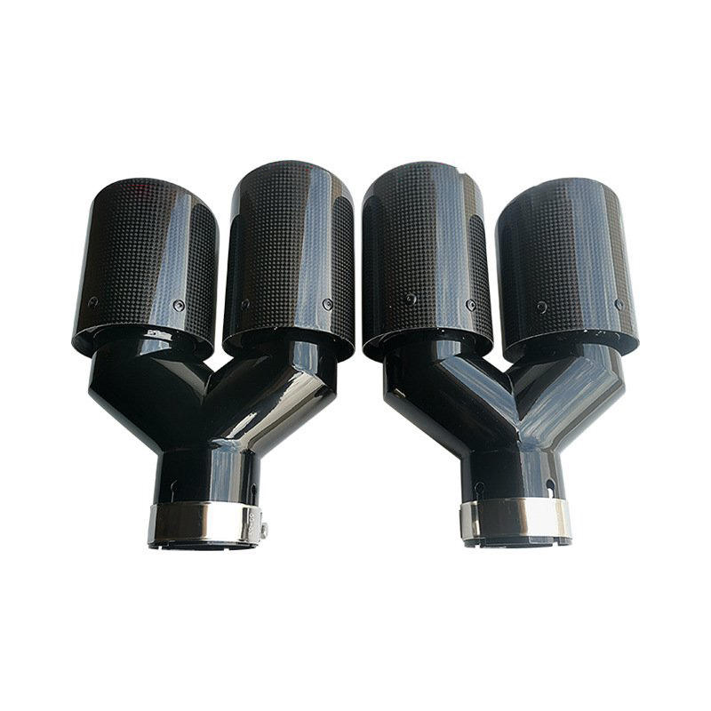 Универсальная насадка на выхлоп 89мм из карбона