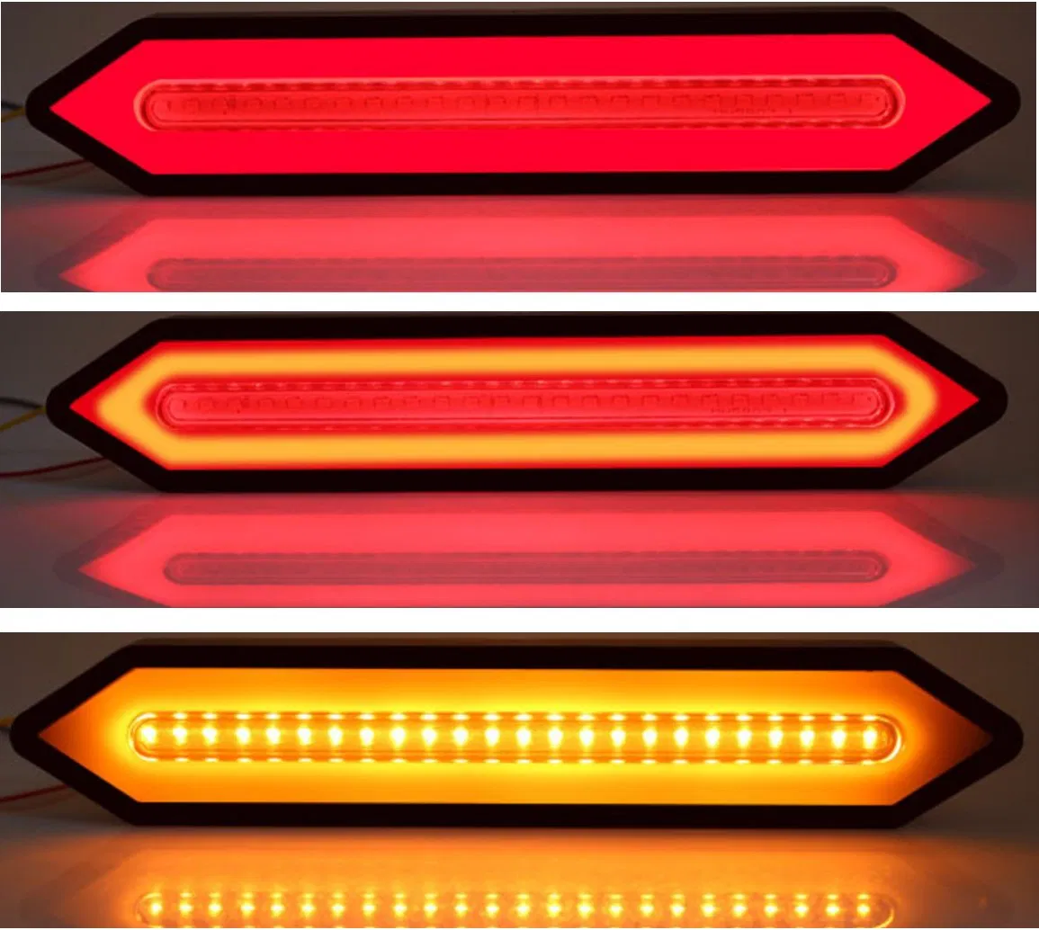 Светодиодная лента стоп-сигнала DRL, красная, универсальная