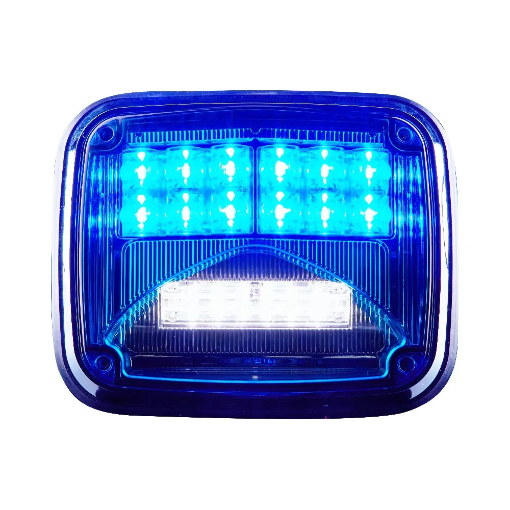 Янтарная светодиодная проблесковая лампа для аварийных авто