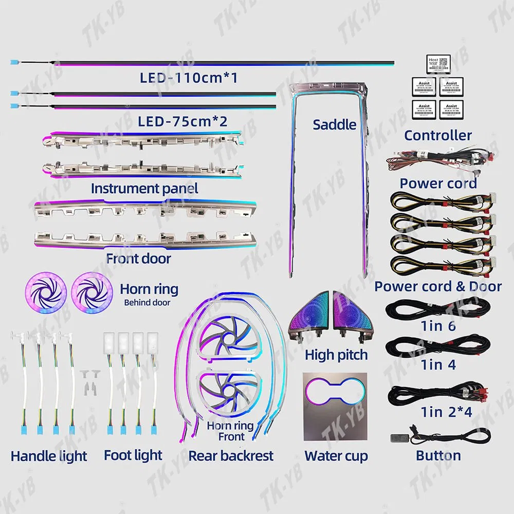 Атмосферная подсветка Car Symphony для Tesla Model 3/Y