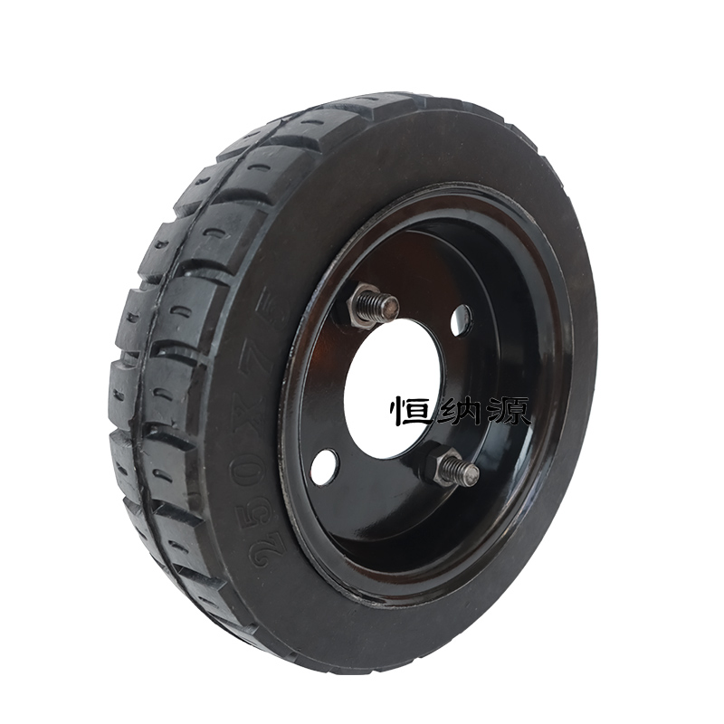 Hot Selling 25cm Solid Tires, Suitable for Engineering Electric Hand Push Trolley Front Wheel Rubber Tyre