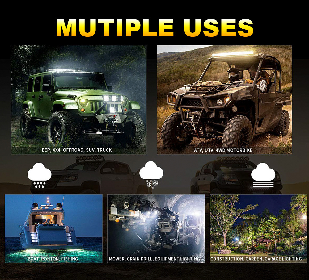 High Brightness Offroad Laser Lights Spotlight LED Light Bar