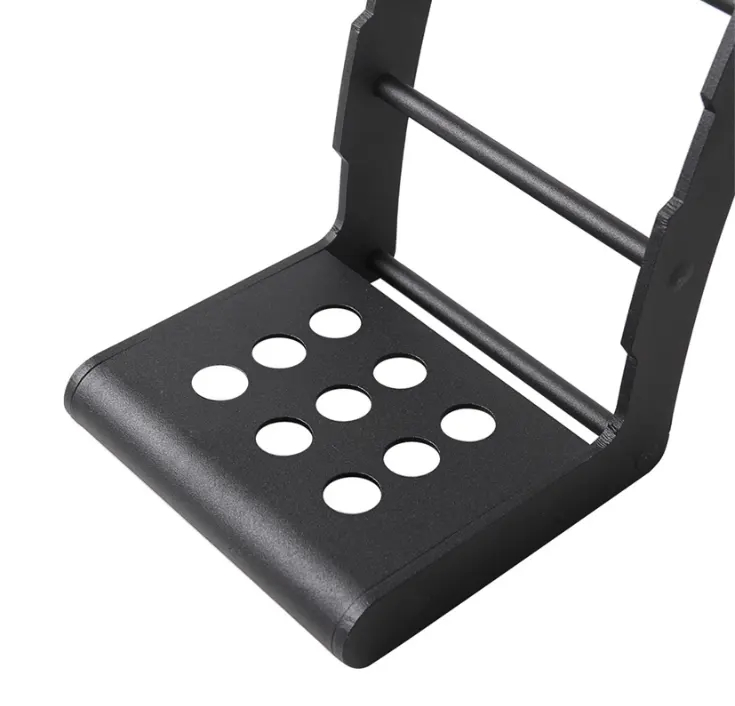 Compact Folding Ladder for Tire Service and Heavy Duty Use