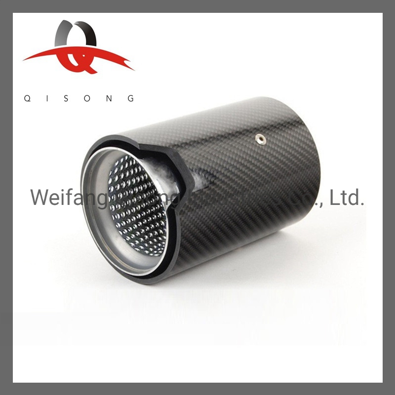 Выхлопная насадка Qisong Classic Black Carbon Fiber