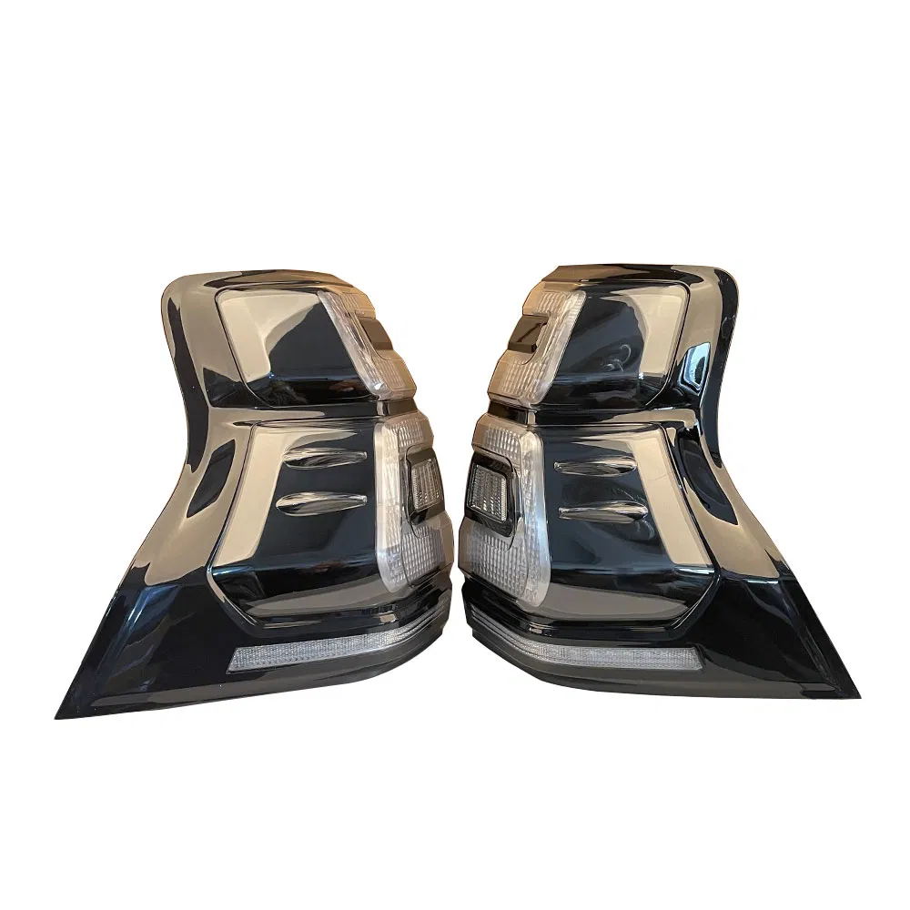 Car LED Taillights Flow Light Steering Brake Lamp Smoky for Toyota Prado Fj150