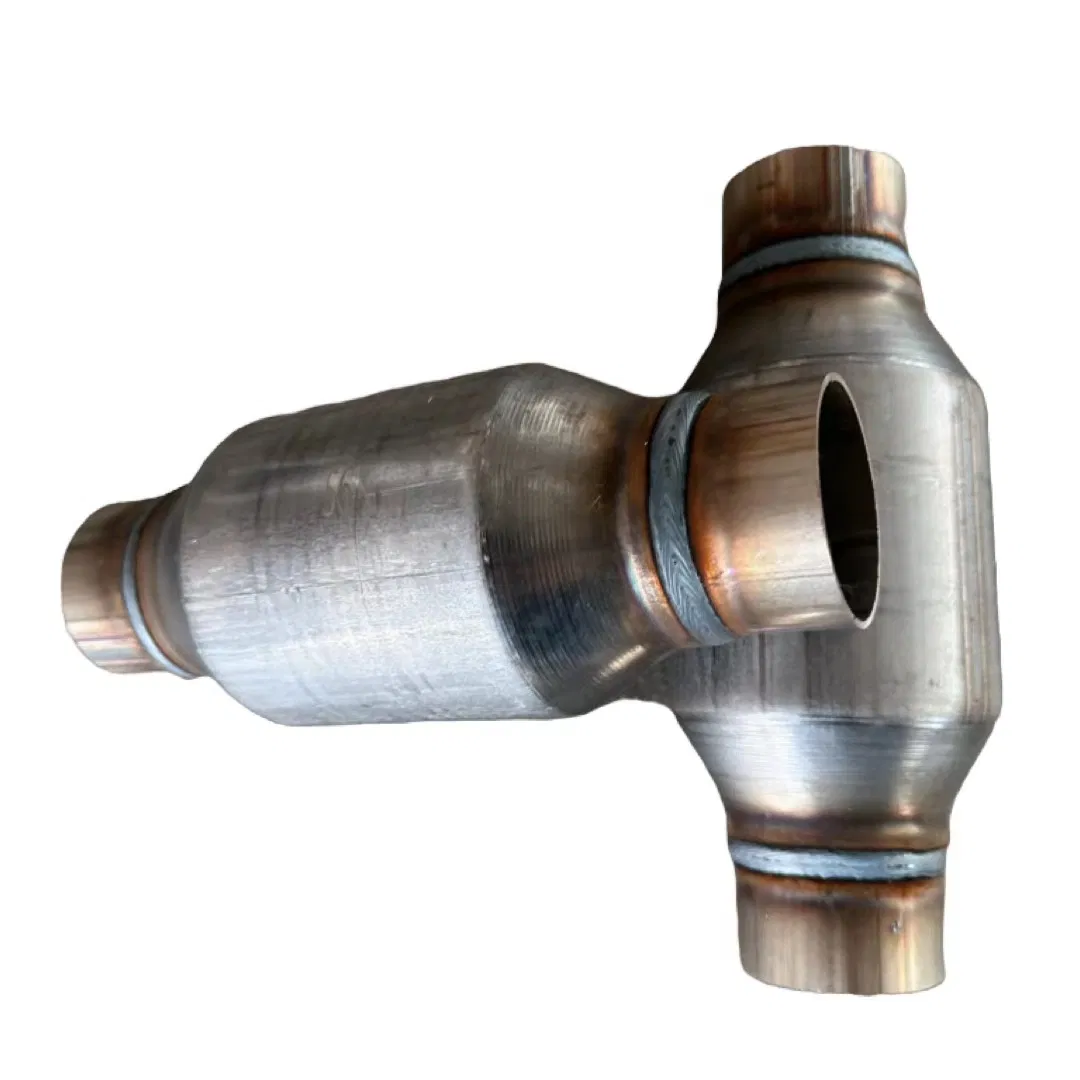 Катализатор автомобильный двухголовый удлиненный