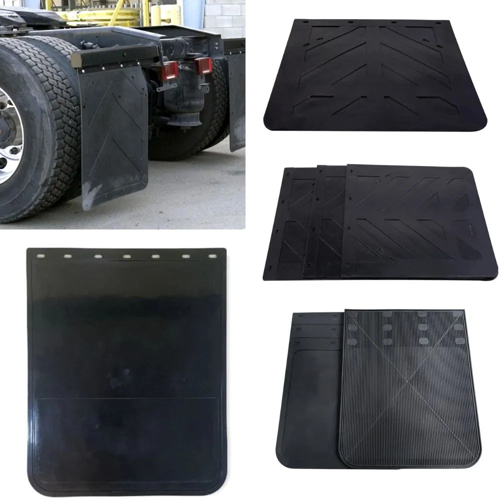 Raised Logo Heavy Duty Truck Rubber Splash Guard Trailer PVC Mudflap