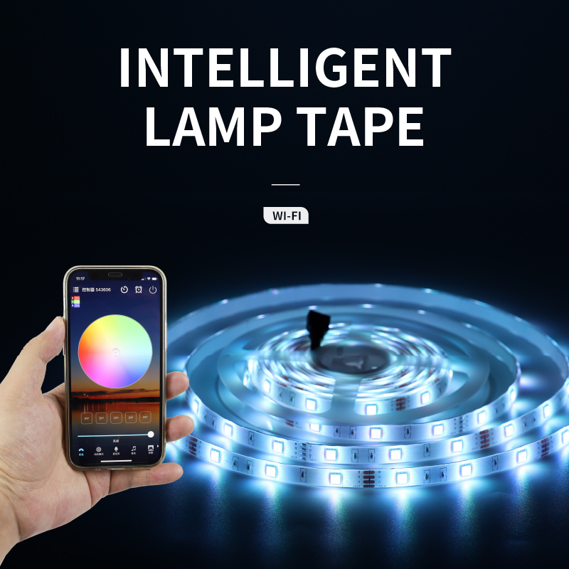 Светодиодная лента RGB 5м с пультом, 5050 SMD