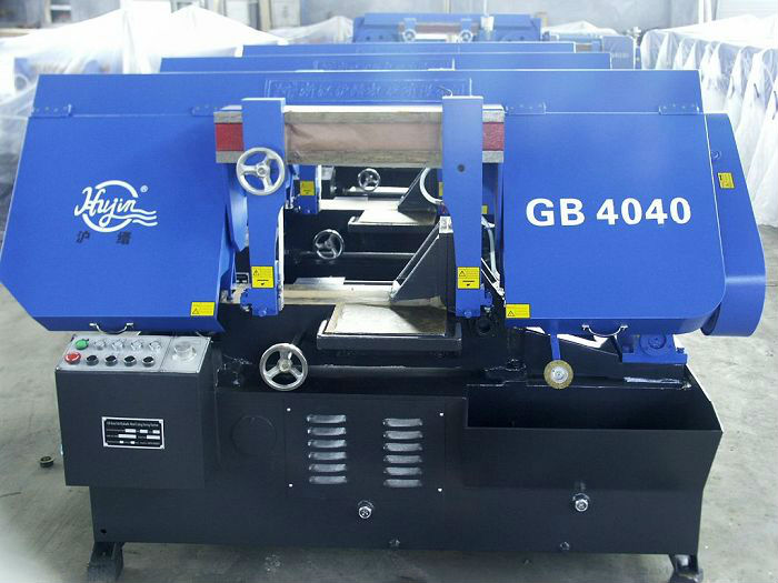 Профессиональная ленточная пила GB4040 для резки металла, дерева и труб