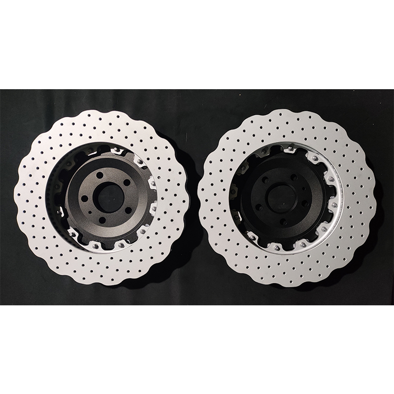 Auto Parts Original Upgraded Split 2-Piece Brake Disc Rotors for Porsche Panamera971