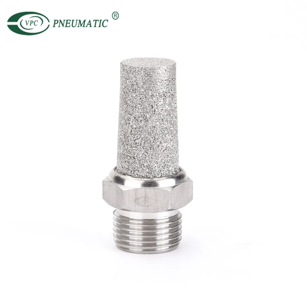 Пневматический глушитель воздуха из нержавеющей стали AS-08