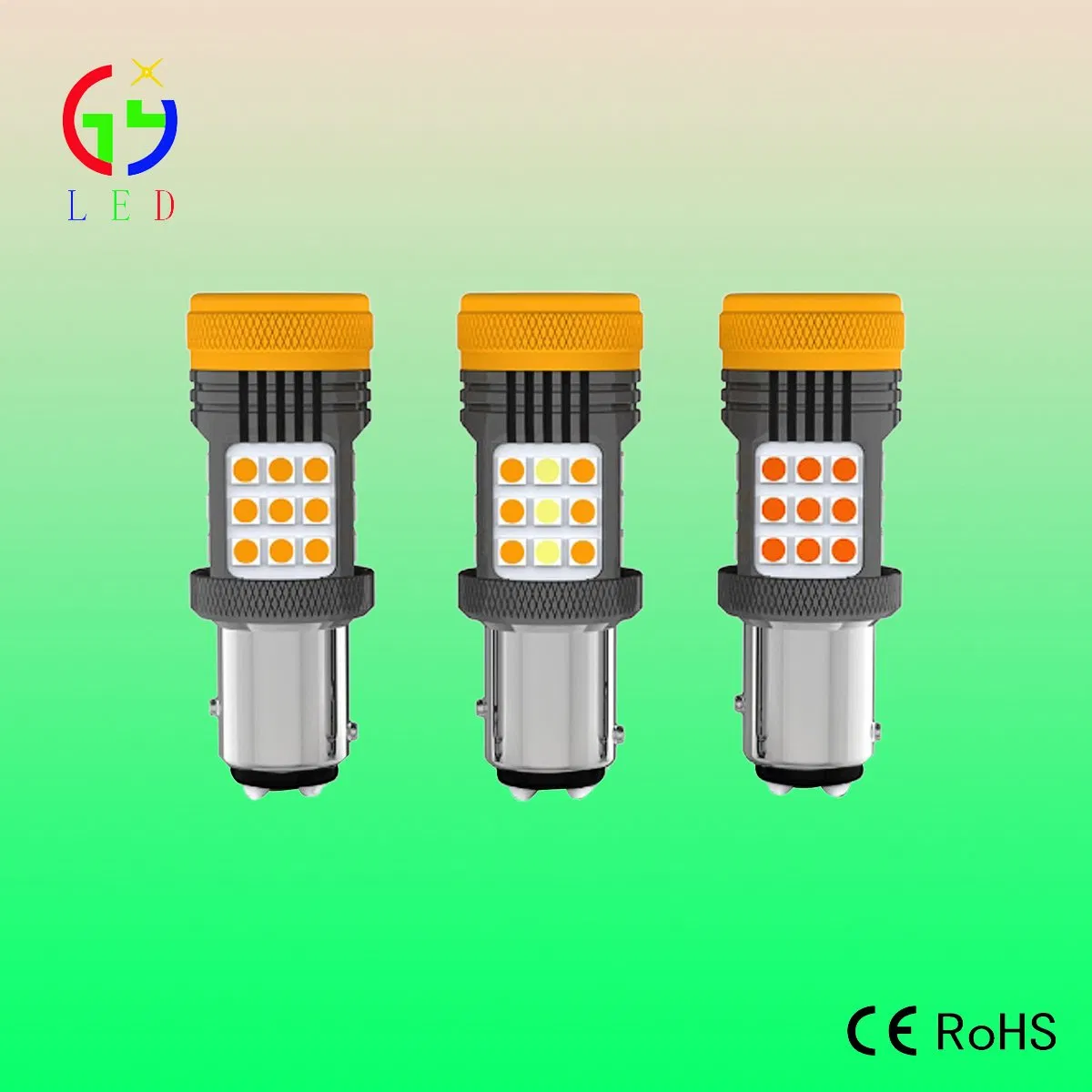 Светодиодные лампы Canbus 36SMD 3030 желтые для авто