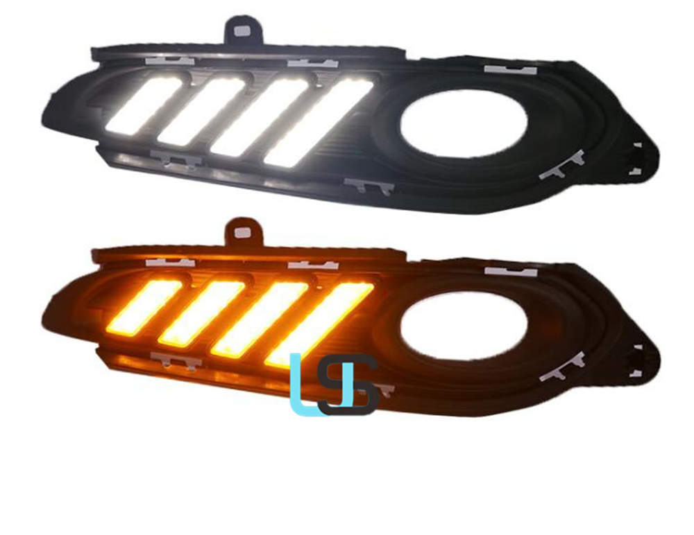 Передние светодиодные фары DRL для Honda HR-V (Vezel) 2014-2018