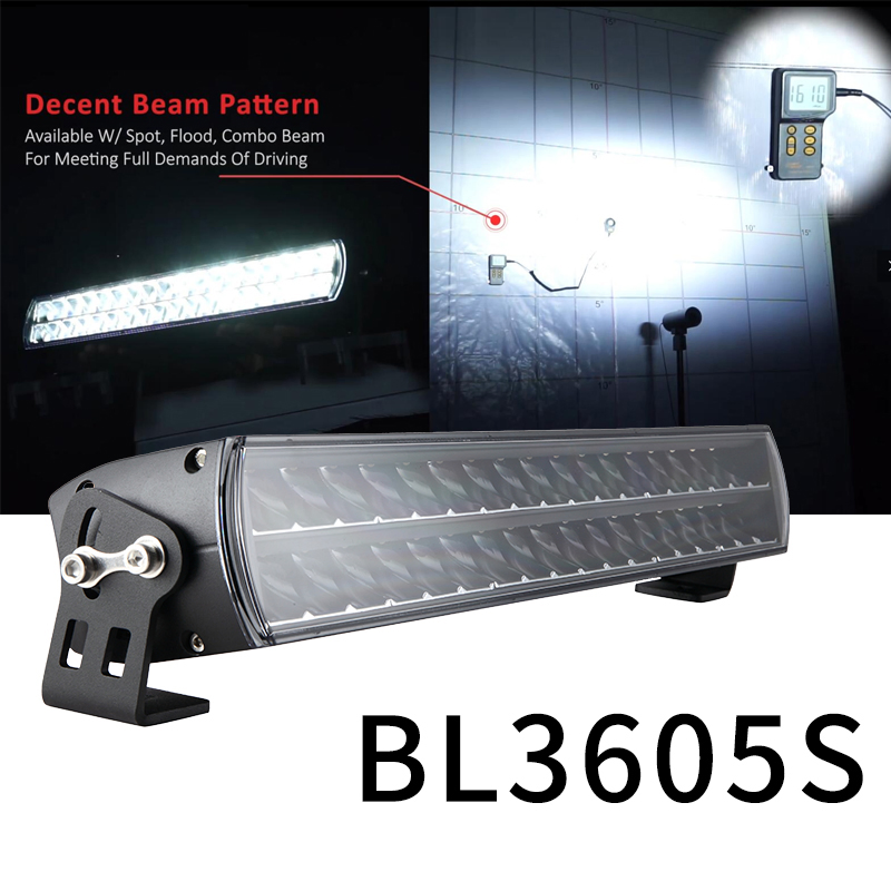 180W Double Row Light Bar Quality IP68 ECE R112 Approved for Truck Car on Road