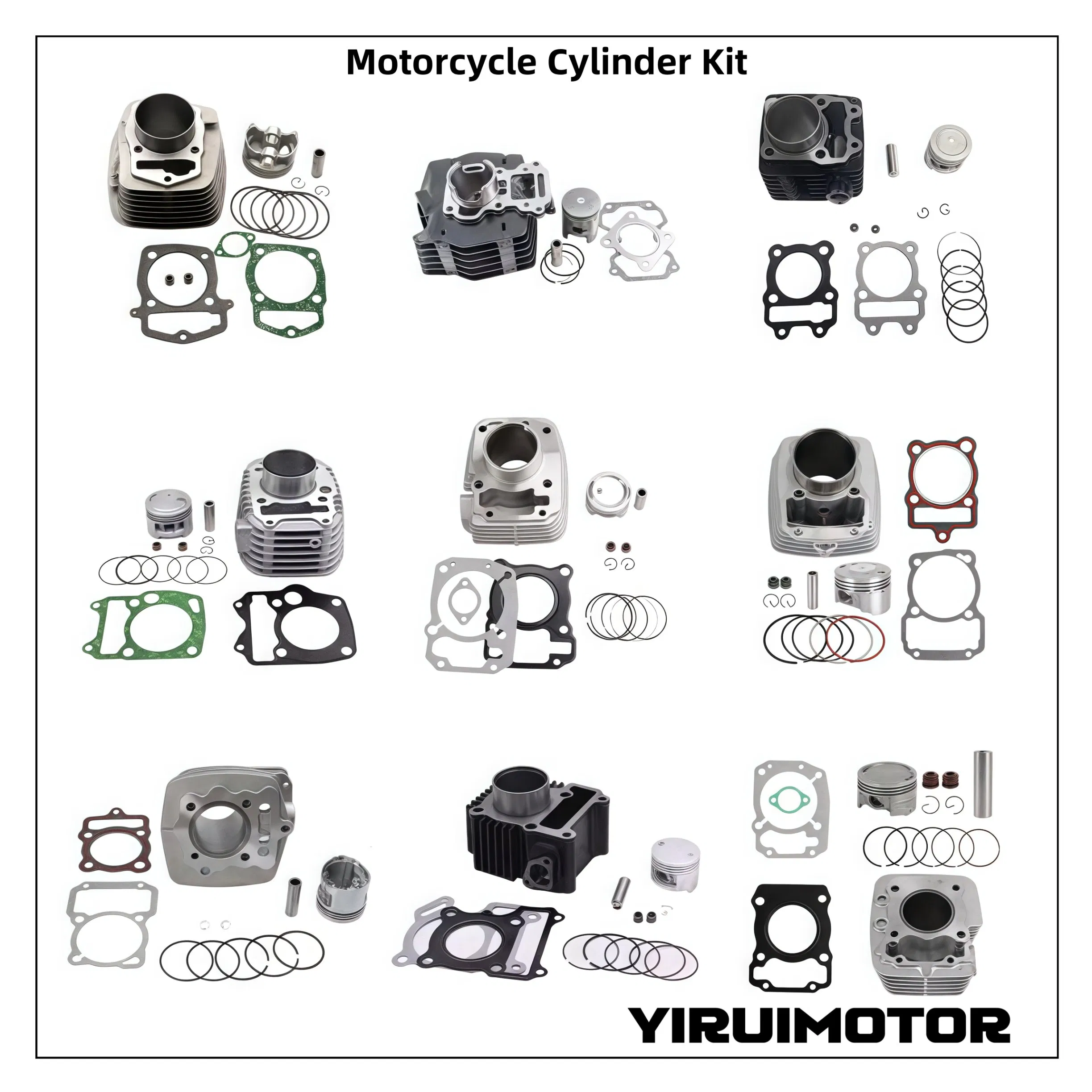 Motorcycle Spare Engine Parts Cylinder Piston Gasket Seal Kit