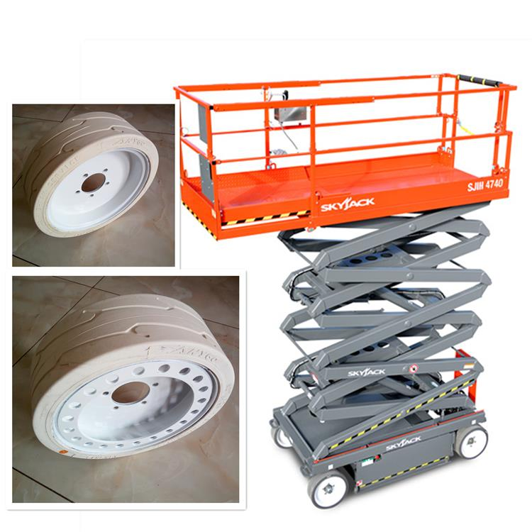 Шина цельнолитая Anygo 16x5x12 для подъемников Skyjack, JLG