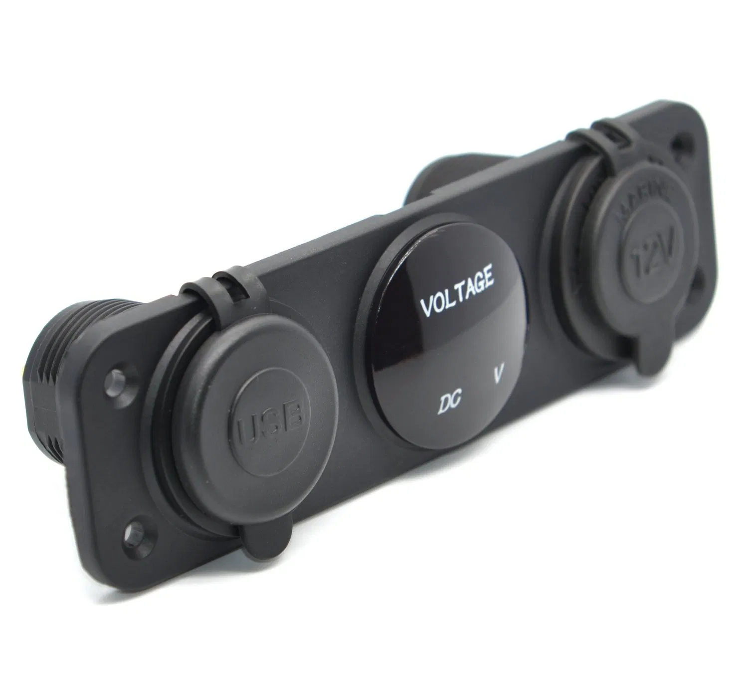 Автомобильное зарядное устройство USB с вольтметром