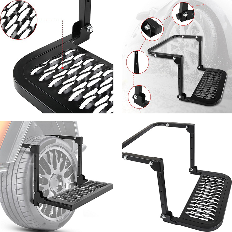Adjustable Tire Service Ladder for SUV and Truck Wheel Maintenance