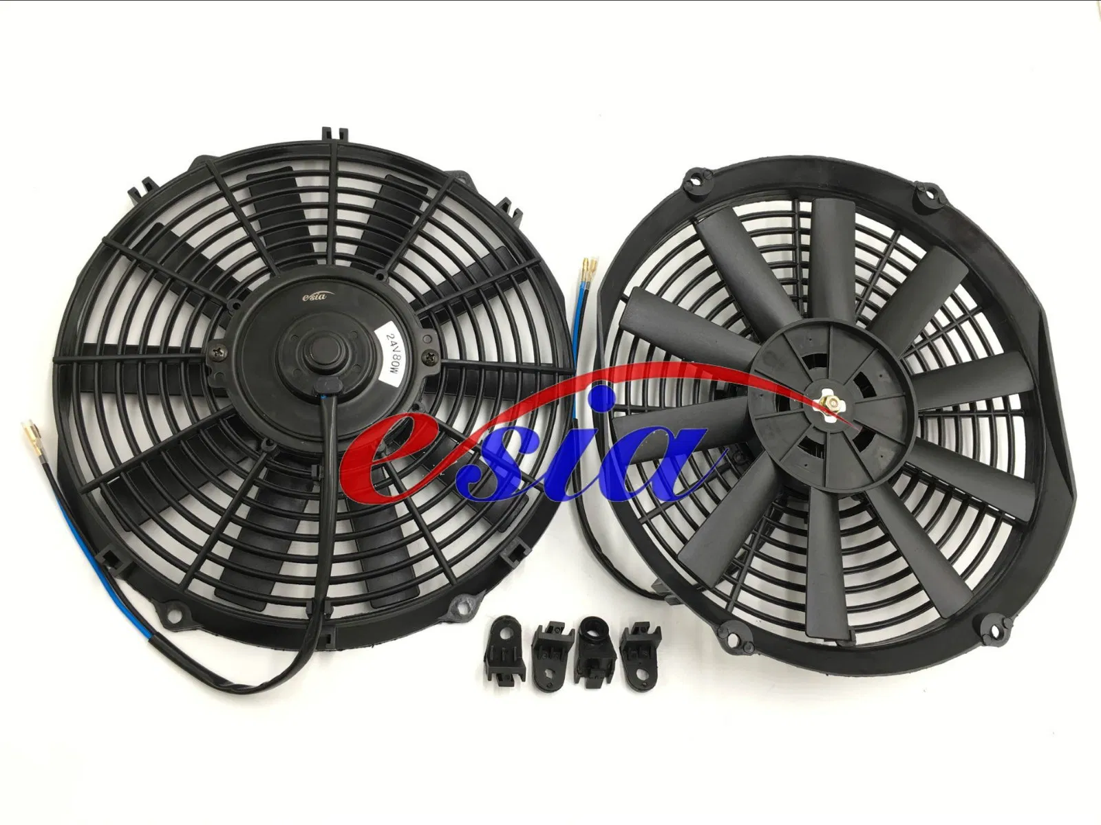 Универсальный вентилятор охлаждения 80W 12V/24V