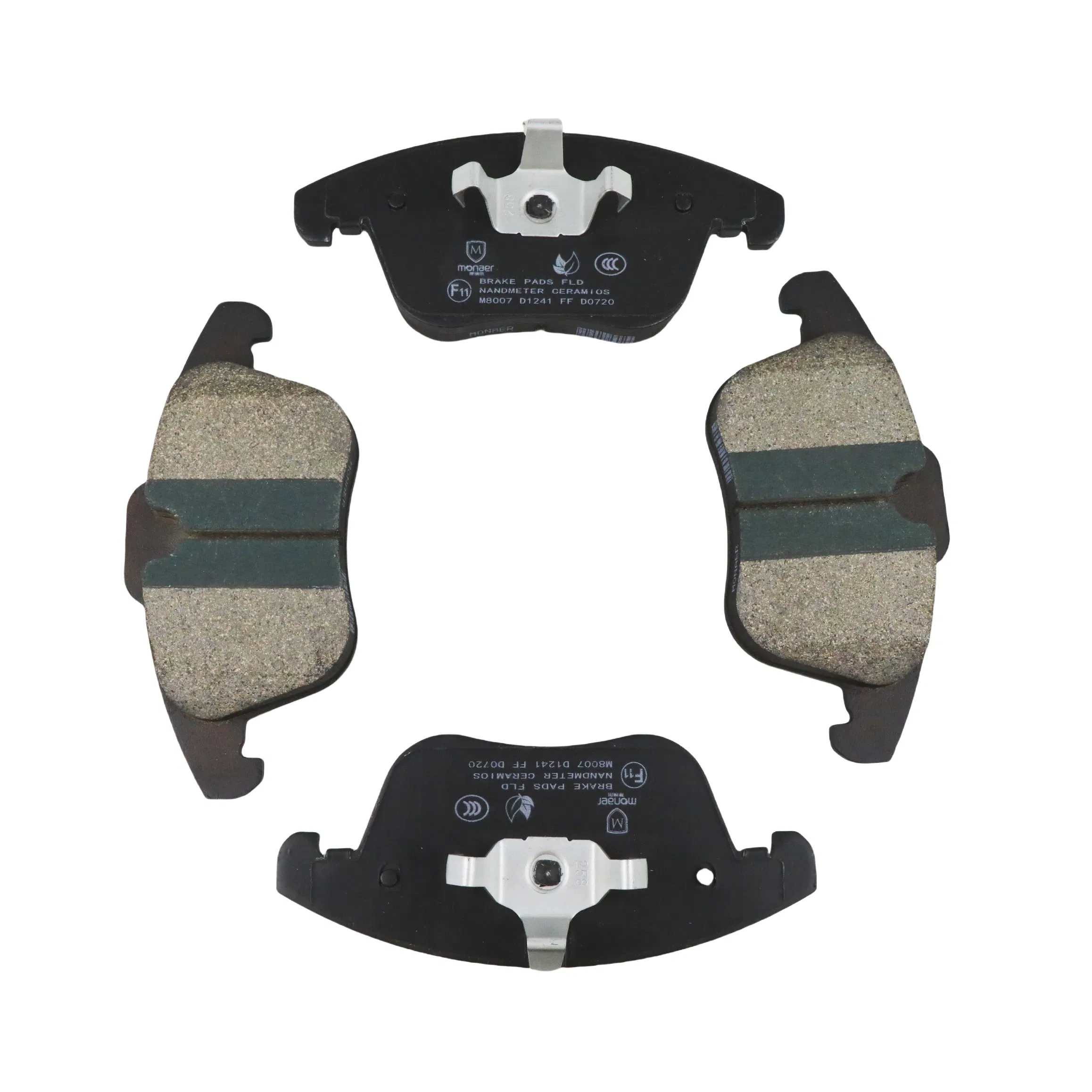 Monaer Brake Pads D1241 Ceramic Front Disc Brake Pad for Volvo\Land Rover