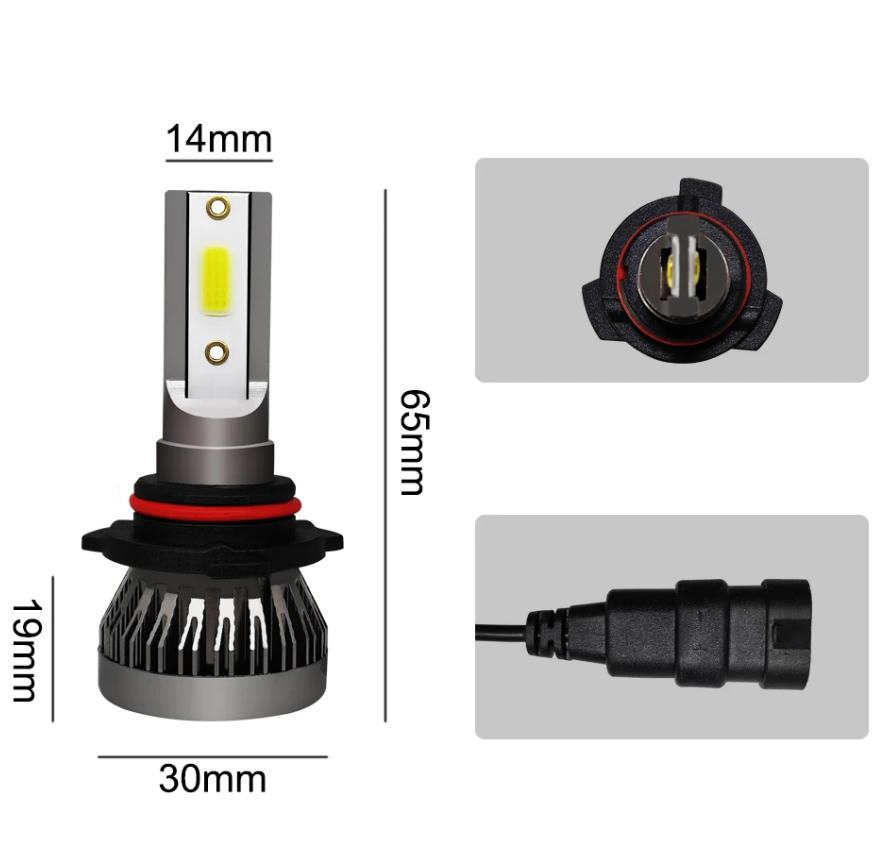 Бесшумная светодиодная фара для мотоцикла, водонепроницаемая