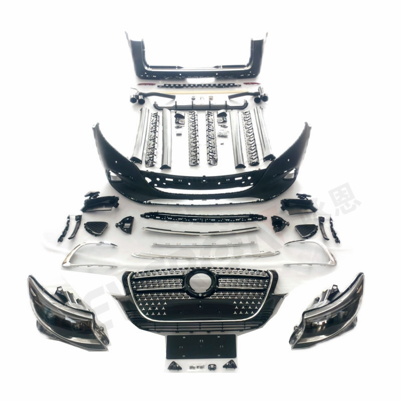 2016-2023 Benz V Class Vito W447 Upgrade to 2024 Style Car Body Kit Headlights Car Bumpers Auto Facelift Accessories Old to New