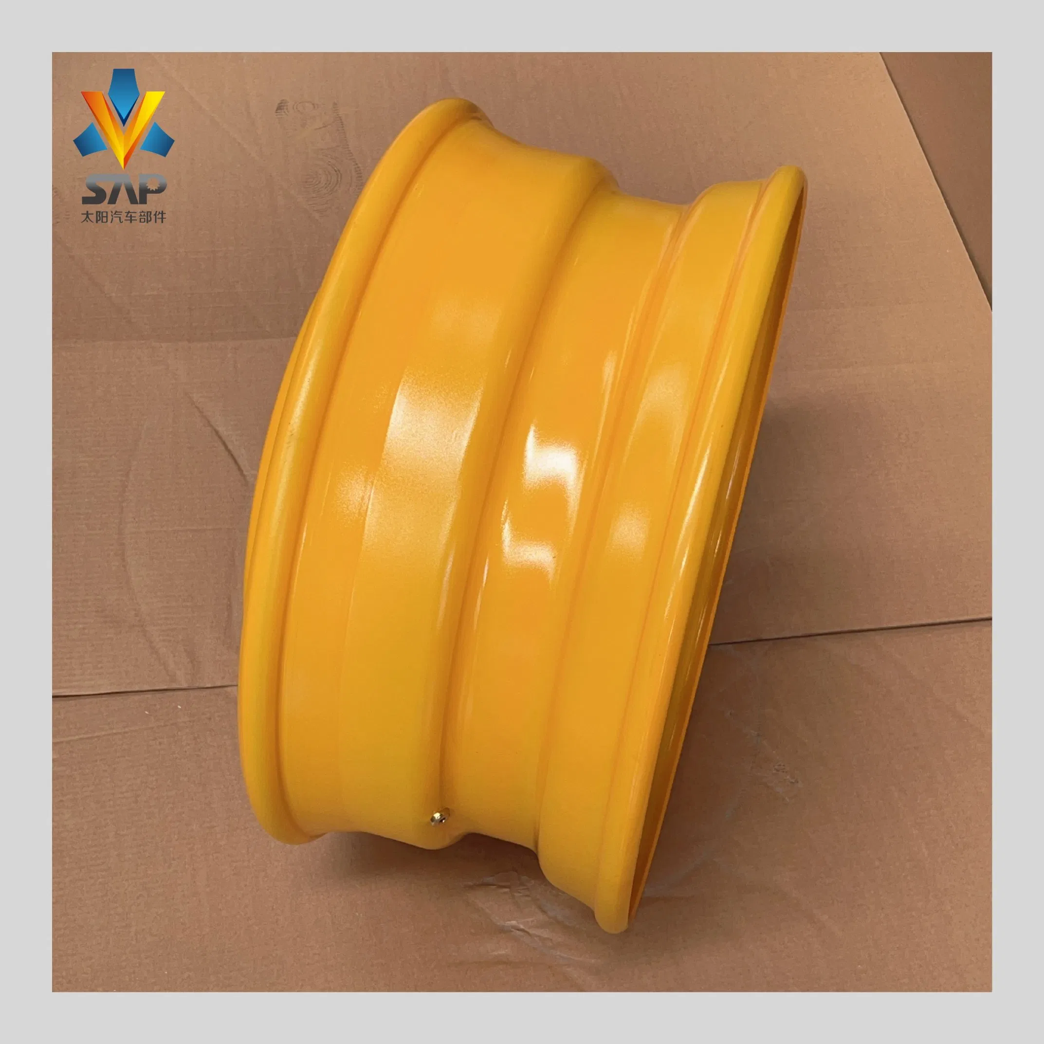 Стальной безкамерный диск 22.5x9.00 для грузовика, желтый