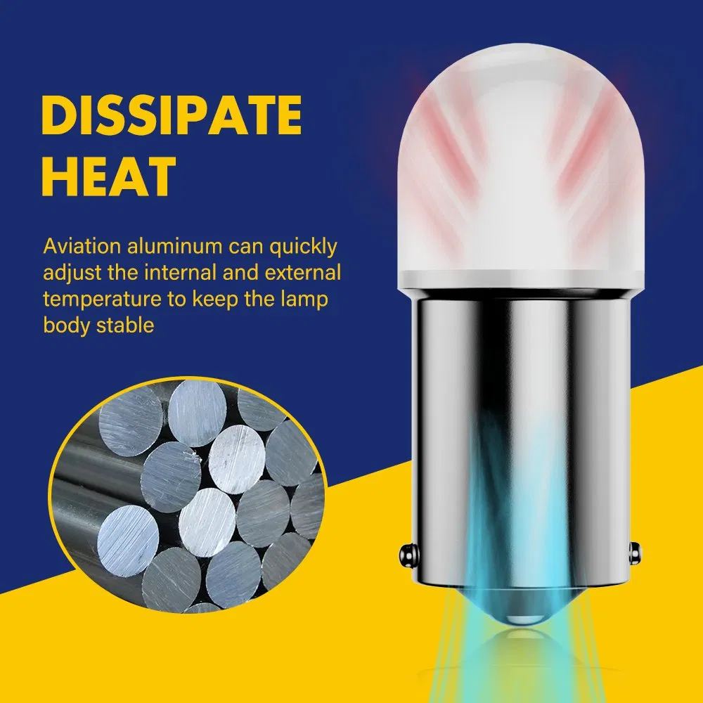 Светодиодная лампа BKR Ba9s для авто, 12В, IP68