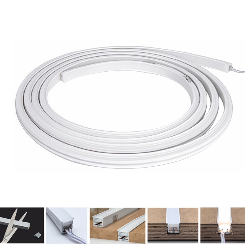 Водонепроницаемая неоновая LED лента 12В для автодома